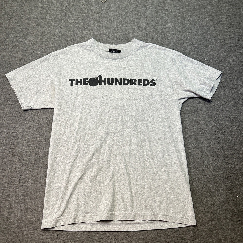 The Hundreds Mens Medium Graphic T-Shirt Grey‎ Streetwear Casual Skate